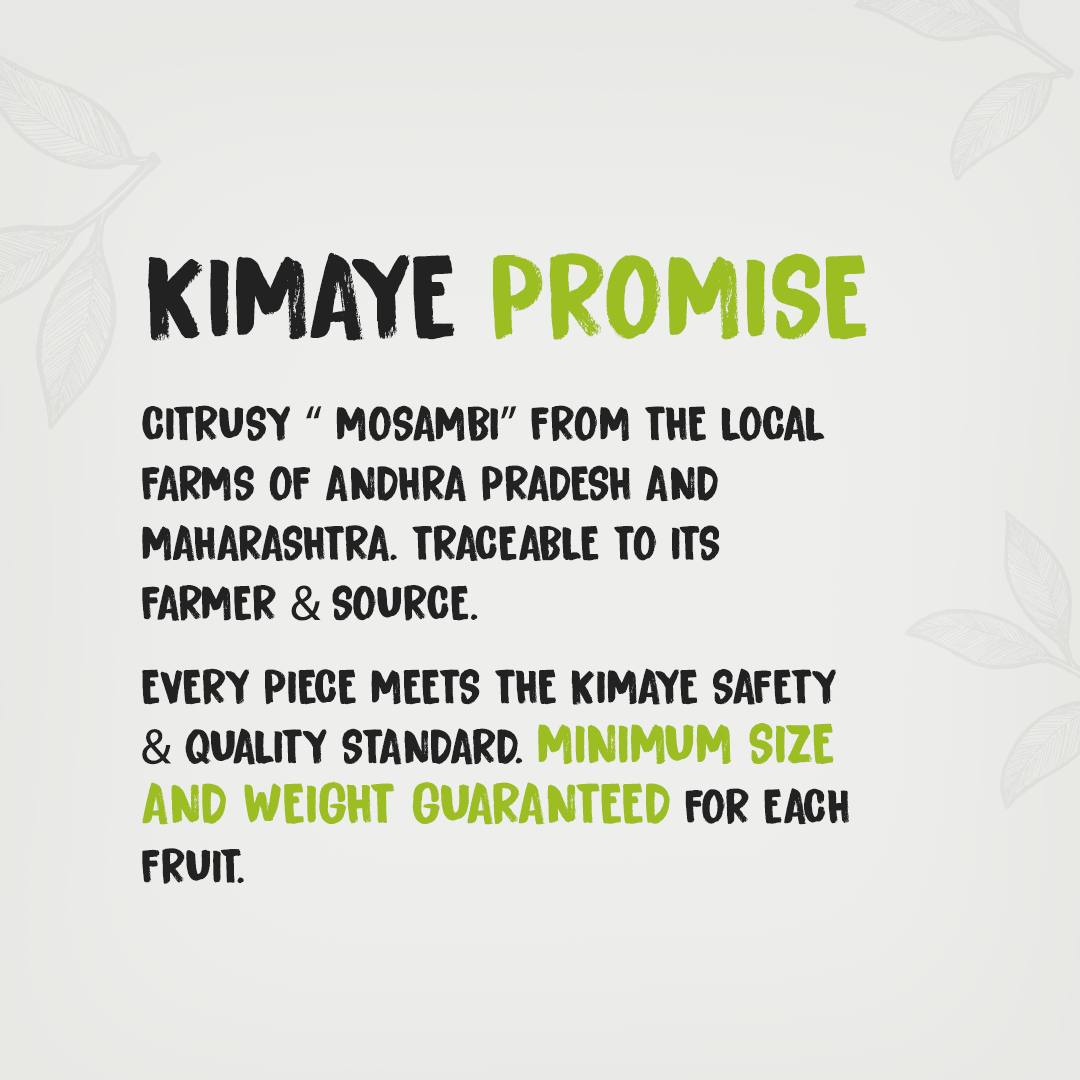 Kimaye Mosambi (Pack of 3 & 6) kimaye-store