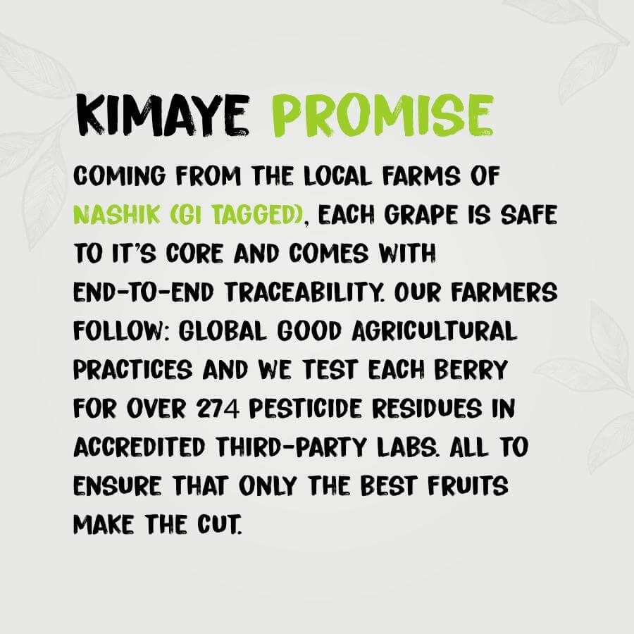 Kimaye Grapes (Super Sonaka Seedless) (500g) kimaye-store