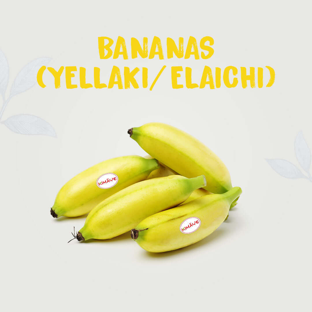 Kimaye Bananas Yelakki (Pack of 250g, 500g & 1kg ) kimaye-store